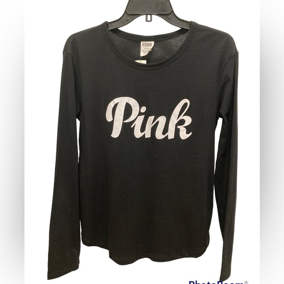 PINK Victoria's Secret Tops - VS 2/$10 PINK Victoria's Secret Size Medium Long Sleeve Top Black NWT